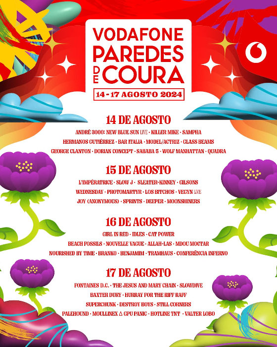 Cartel del festival Paredes de Coura 2024